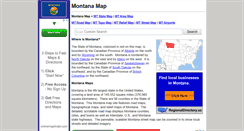 Desktop Screenshot of montana-map.org